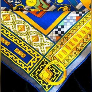 Hermes Scarf 65% Cashmere 35% Silk